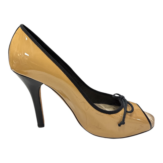 DOLCE & GABBANA  Patent peep toe pump