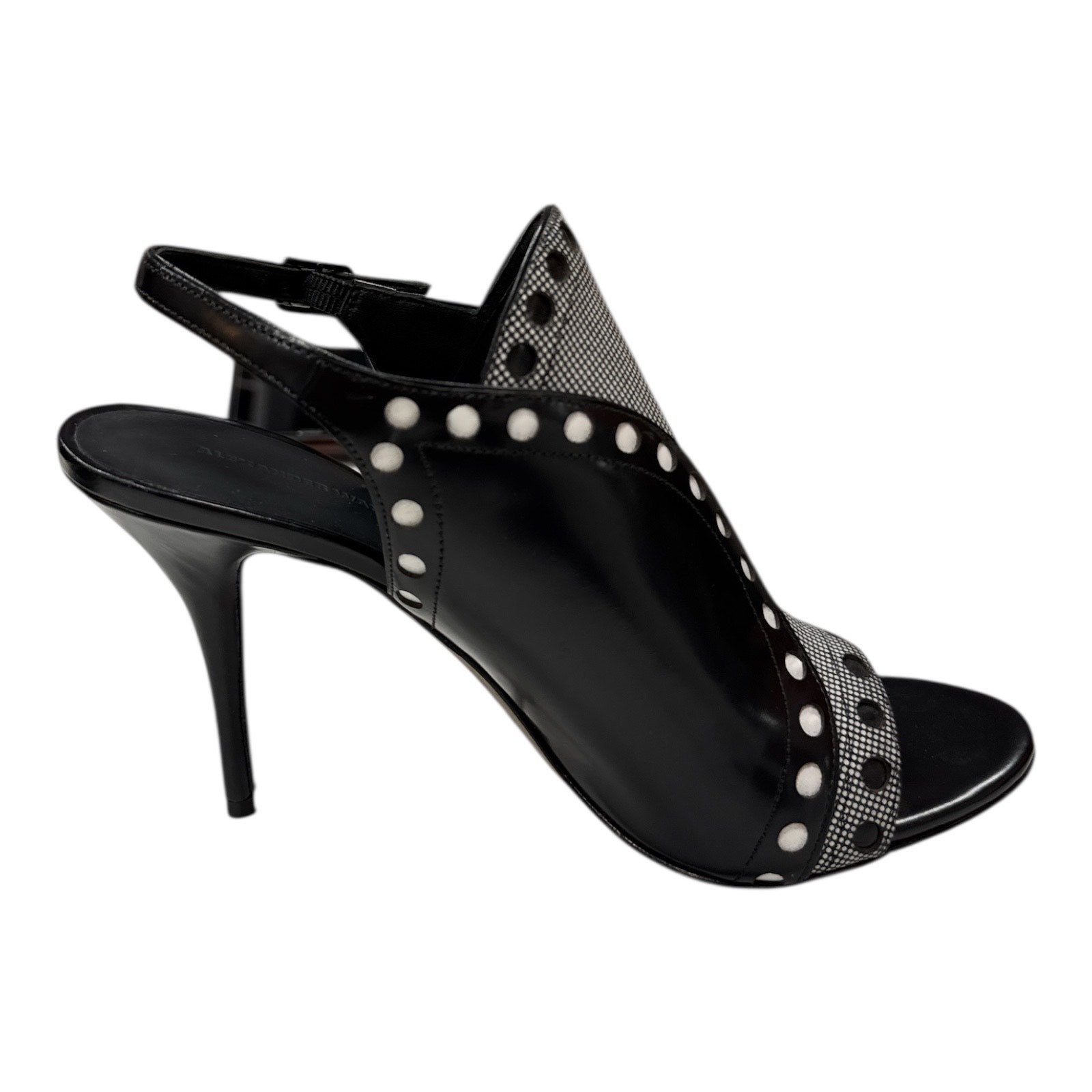 ALEXANDER WANG NATALYA Perforated leather sandals - Moda Consignment