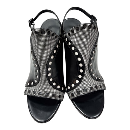 ALEXANDER WANG NATALYA Perforated leather sandals - Moda Consignment