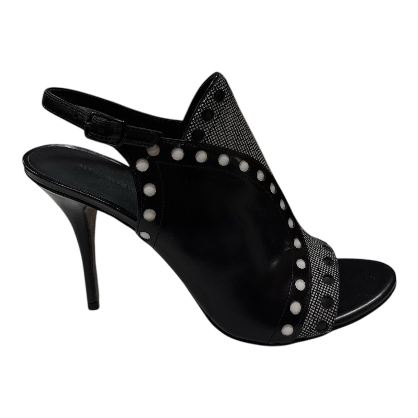 ALEXANDER WANG NATALYA Perforated leather sandals - Moda Consignment