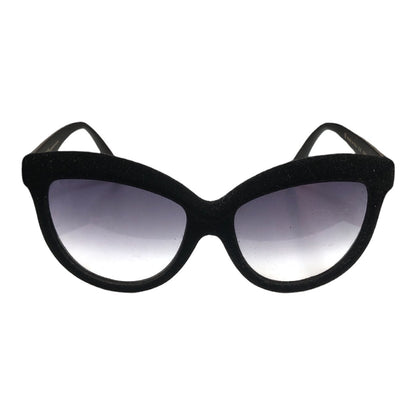 TORY BURCH Black Suede Sunglasses