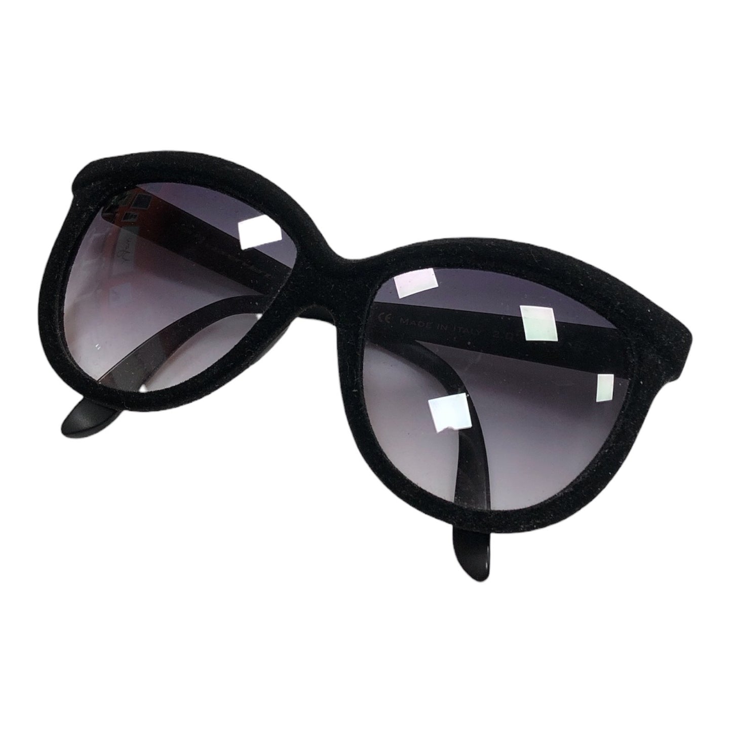 TORY BURCH Black Suede Sunglasses