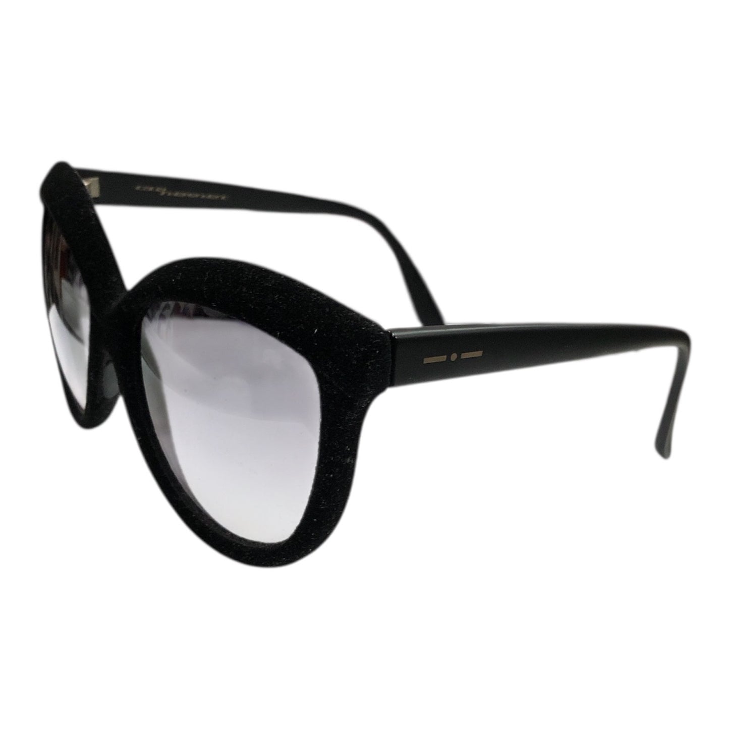TORY BURCH Black Suede Sunglasses
