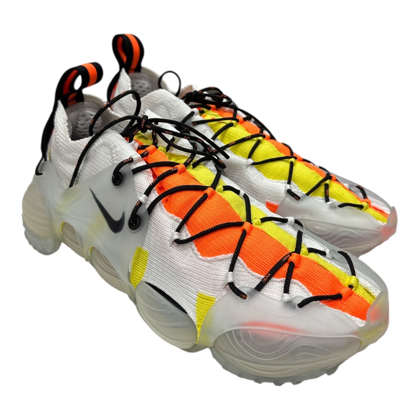 NIKE ISPA Link Axis White Total Orange Sonic Yellow runner