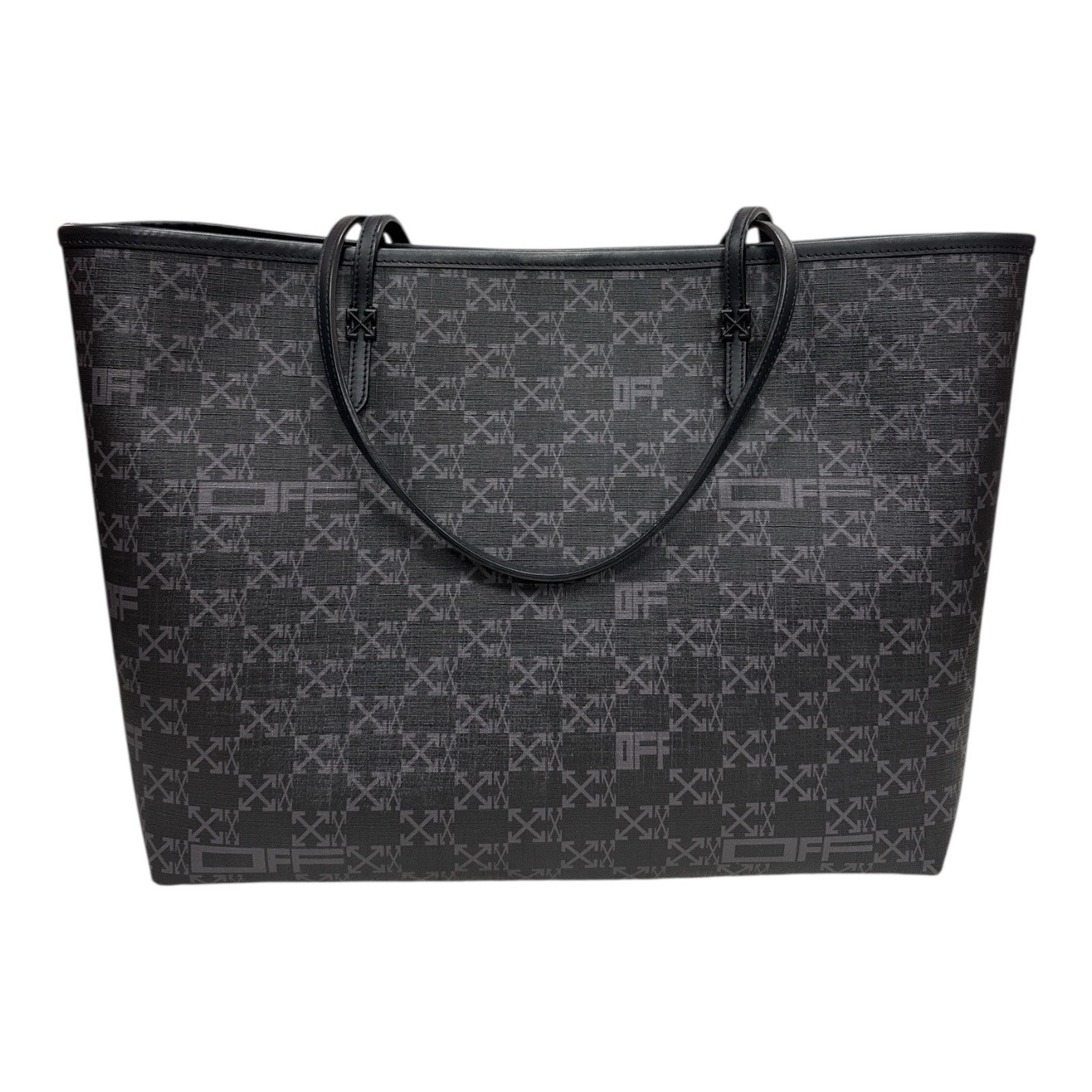OFF-WHITE MONOGRAM TOTE BAG WITH POUCH - Moda Consignment