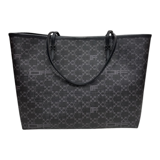 OFF-WHITE MONOGRAM TOTE BAG WITH POUCH