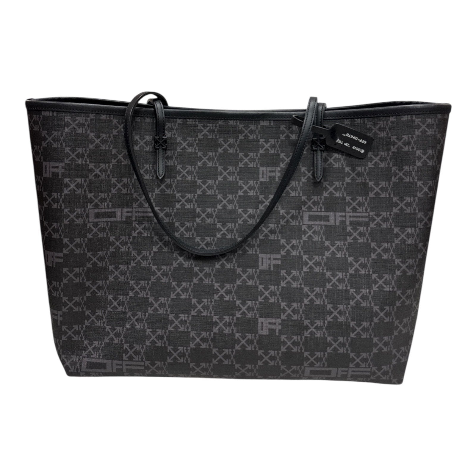 OFF-WHITE MONOGRAM TOTE BAG WITH POUCH - Moda Consignment