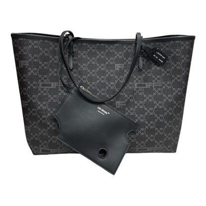 OFF-WHITE MONOGRAM TOTE BAG WITH POUCH - Moda Consignment