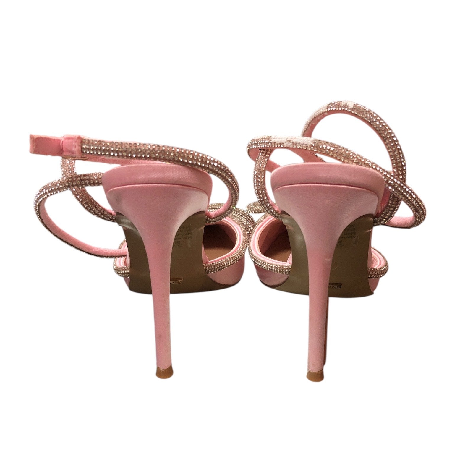 BILLINI Elope In Pink Satin Cole Heels - Moda Consignment