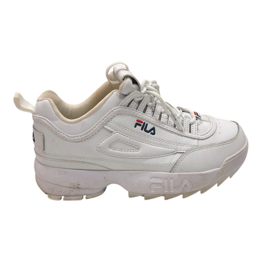 FILA Disrupter 2 Chunky Sole Platform Sneakers In White - Moda Consignment