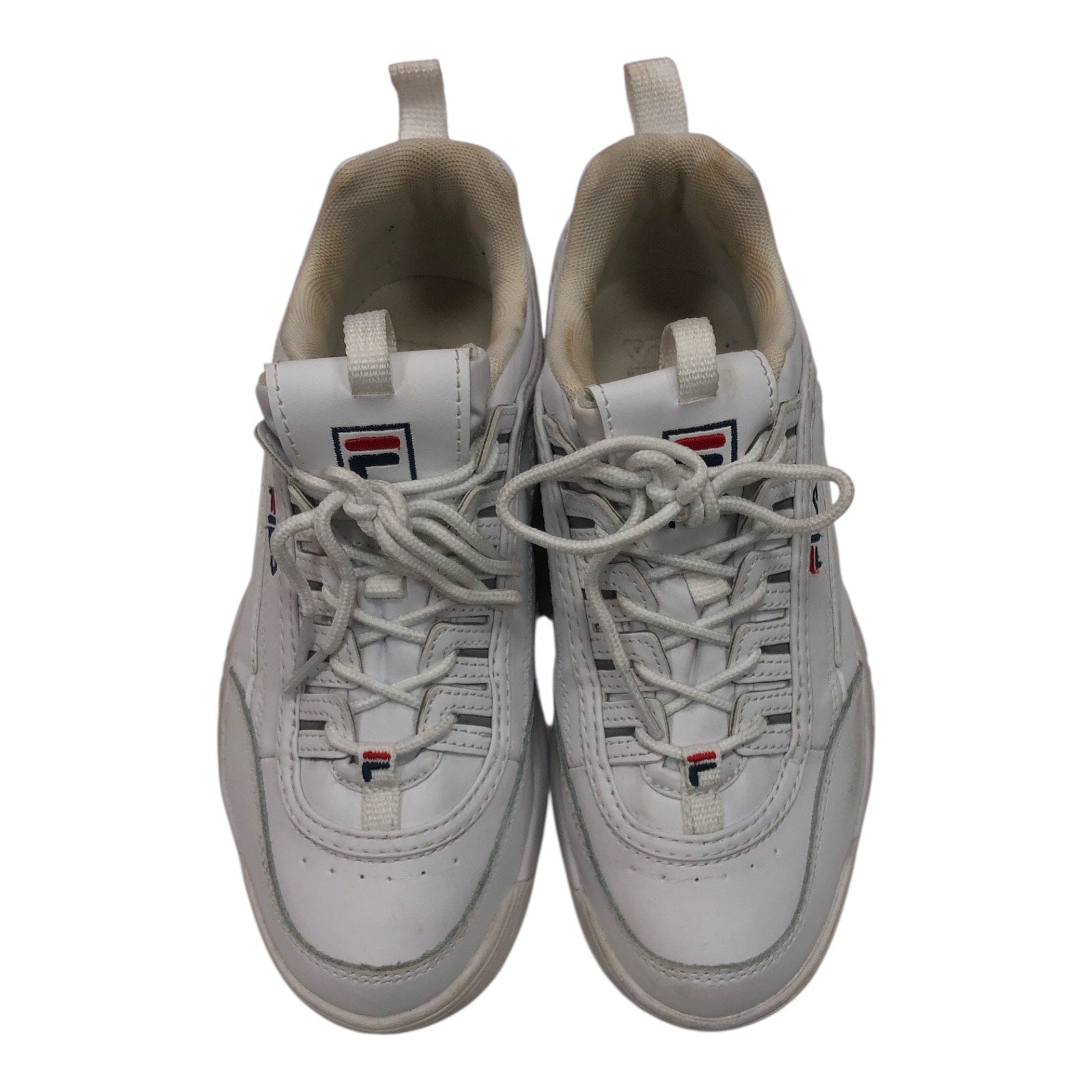 FILA Disrupter 2 Chunky Sole Platform Sneakers In White - Moda Consignment
