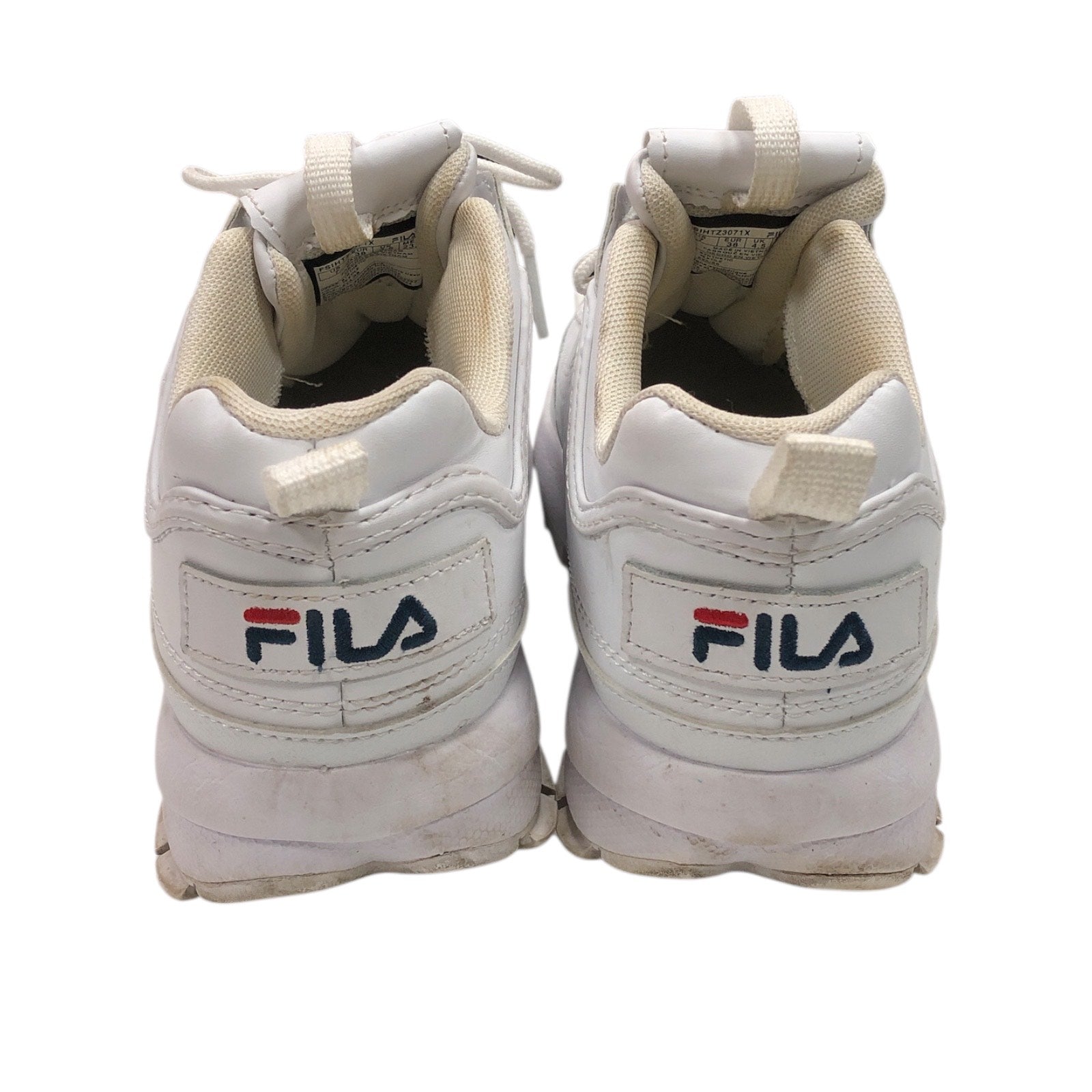 FILA Disrupter 2 Chunky Sole Platform Sneakers In White - Moda Consignment