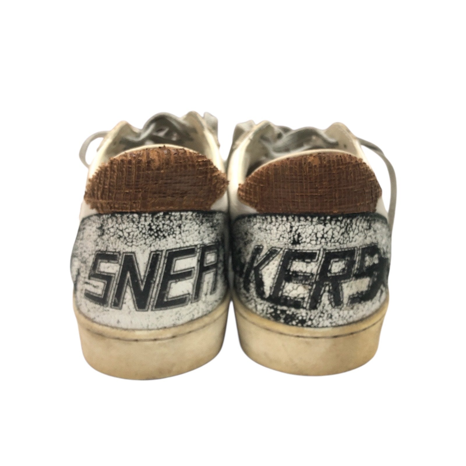 GOLDEN GOOSE Ballstar Sneaker Brown Star - Moda Consignment