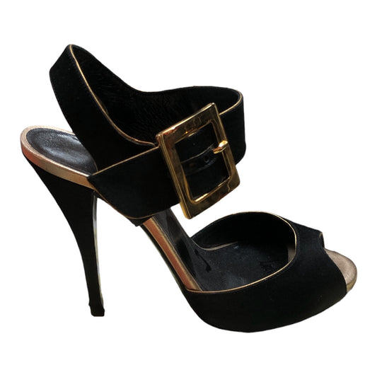 PIERRE HARDY Black Buckle Heels - Moda Consignment