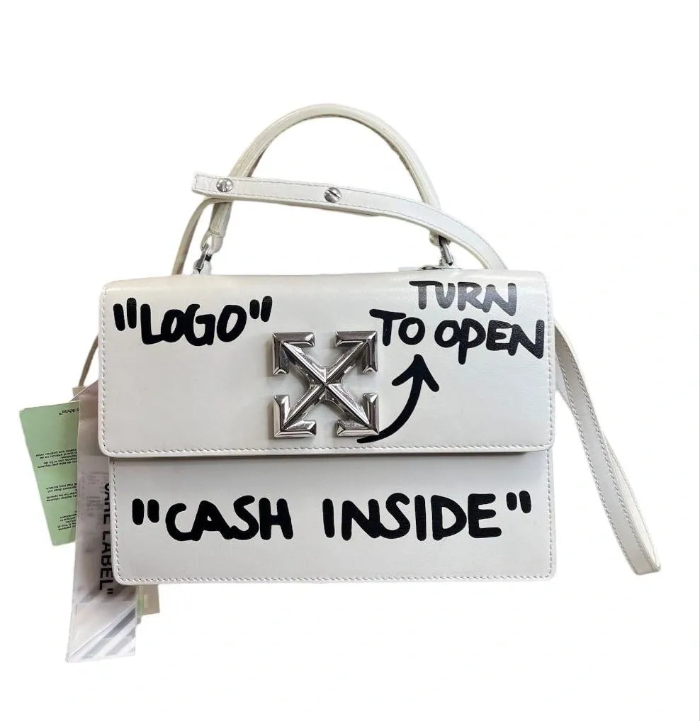 OFF-WHITE White 1.4 Jitney Bag - Moda Consignment