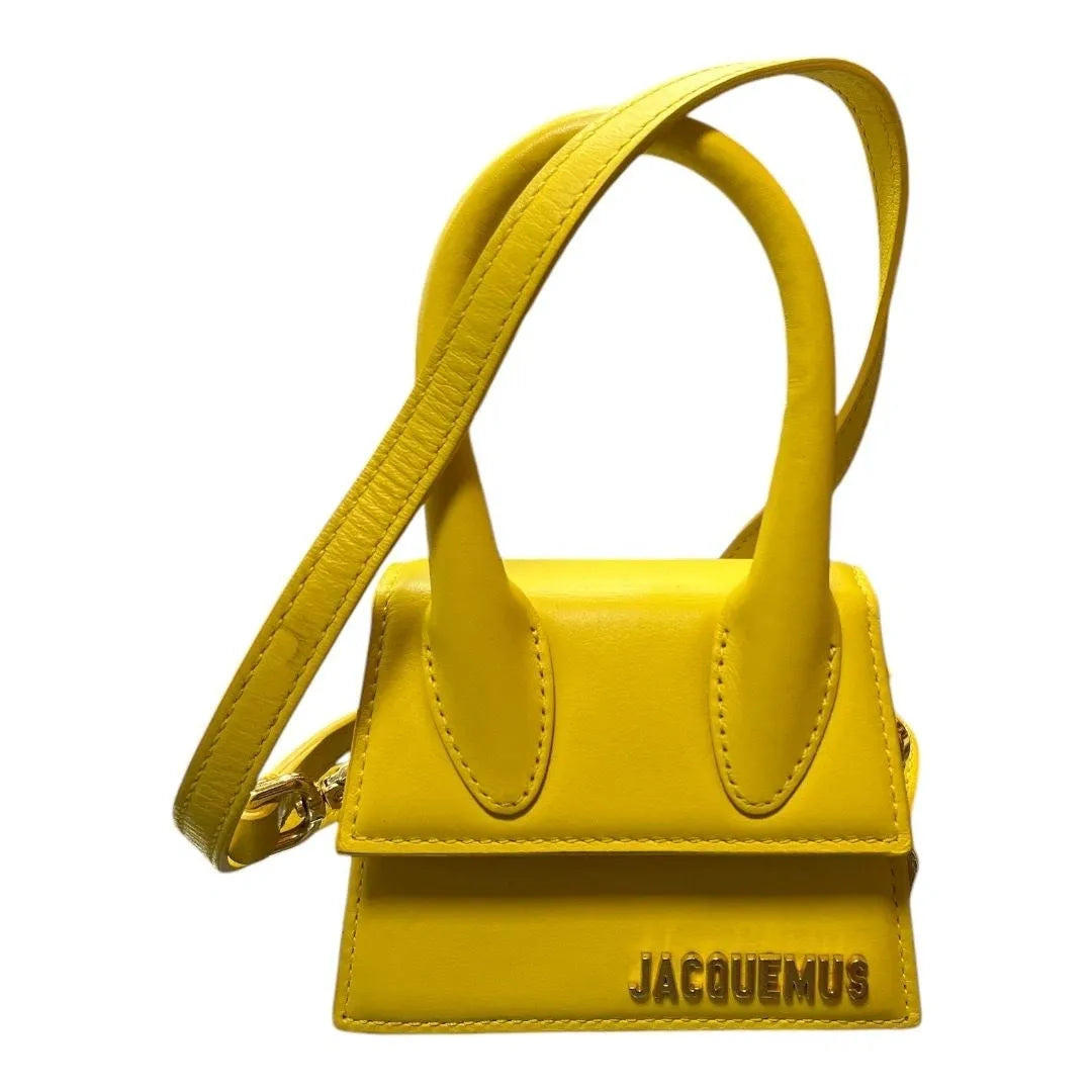 JACQUEMUS Le Chiquito Moyen 'Neon Yellow' - Moda Consignment