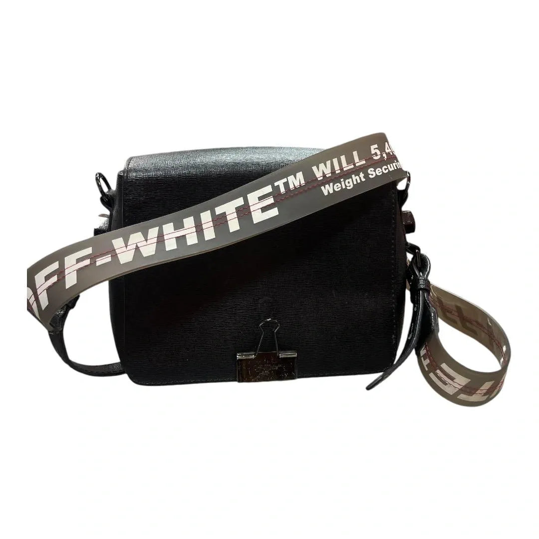 OFF-WHITE Binder clip flag bag - Moda Consignment