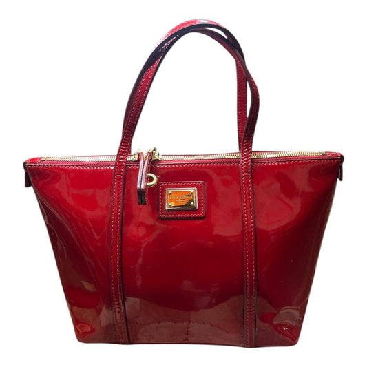 DOLCE & GABBANA  Red Vernis Bag