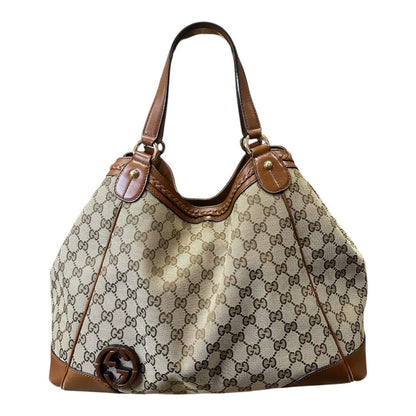 GUCCI GG CANVAS SURKEY HANDBAG