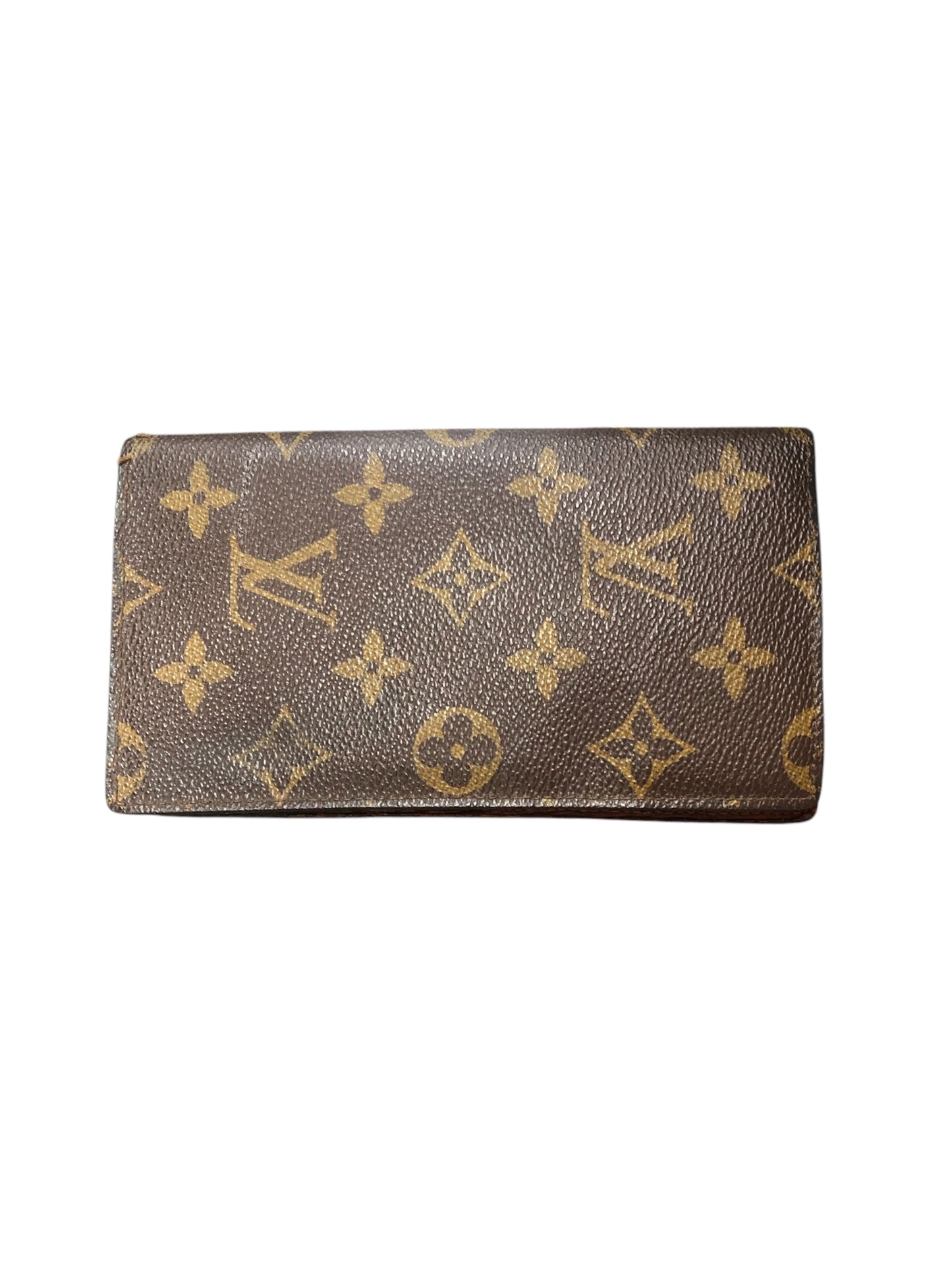 LOUIS VUITTON Leather Checkbook Cover