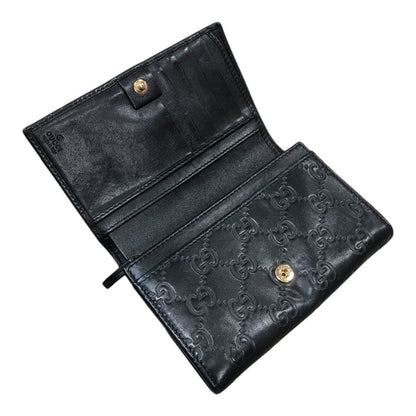 GUCCI Black Leather Wallet