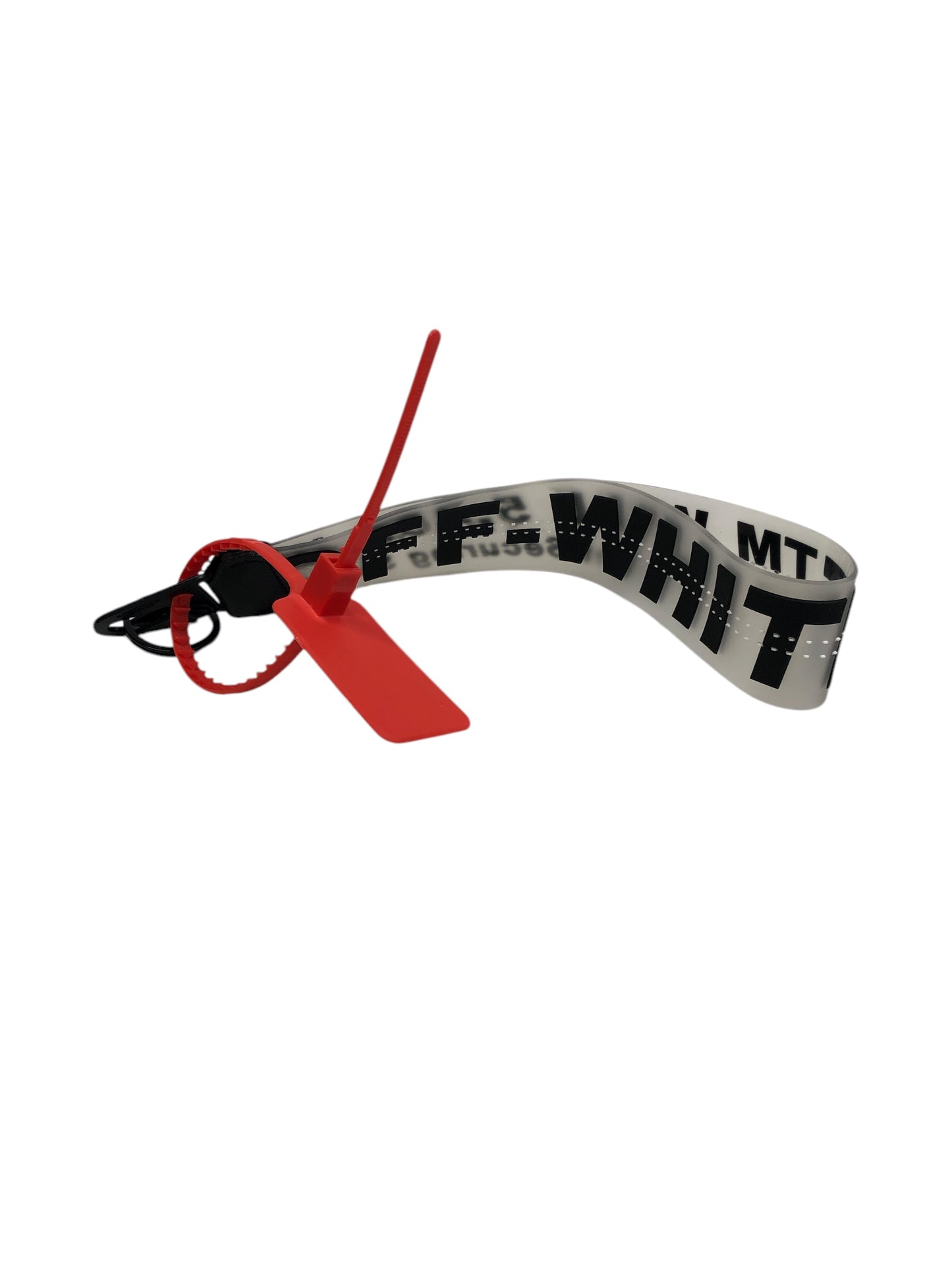 OFF-WHITE Clear Industrial Keychain