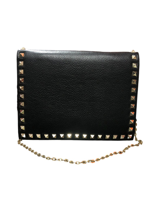 KC JAGGER Black Leather Studded Purse