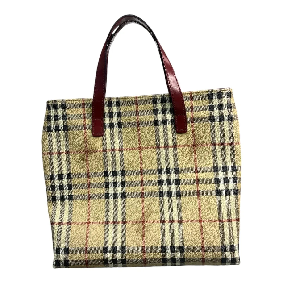 BURBERRY horse check mini tote - Moda Consignment